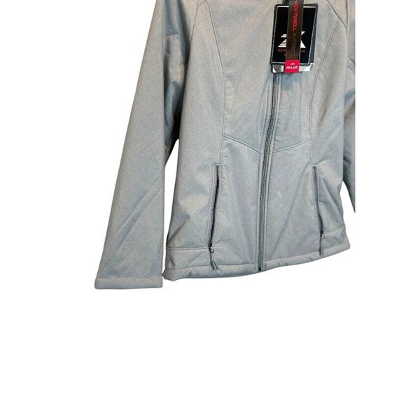 ZeroXposur Winter Coat Womens Grey Jacket Hooded Size Small Softshell Supreme - Picture 4 of 11